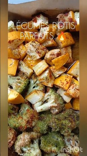 Légumes rôtis parfaits + pois chiches croustillants 😍 sauce crémeuse facile