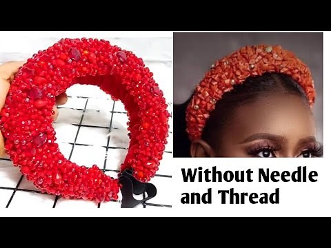How to make a beaded headband