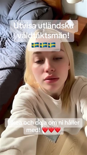 MODER SVEA: vi vill ha ett såkert och tryggt sverige! Likea och dela om ni håller med ❤️❤️❤️❤️ #sd2026 #modersvea #sverigeärbäst #vikingrock #stoltsvensk