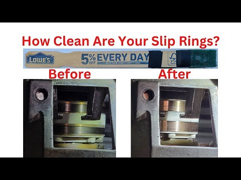 How to Clean Your Onan Gas Generator Slip Rings 5500 6500 7000 With Your Homemade Slick Stick