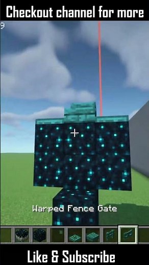 How to Build Warden Mob Statue [Shaders] with Sculk Blocks in Minecraft 1.19 ! | #shorts