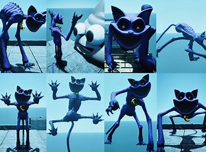 CATNAP和NIGHTMARECAT的所有动画《poppy playtime 3》