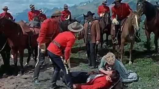 Saskatchewan Alan Ladd and Shelley Winters 1954