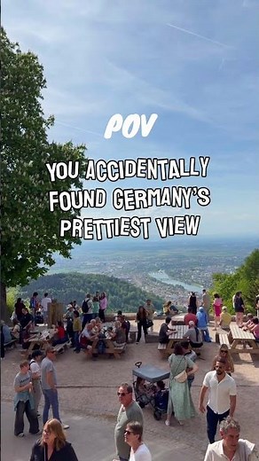 When you accidentally found Germany’s prettiest view #heidelberg #germanytourism #germanyvlog