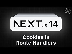 Next.js 14 Tutorial - 42 - Cookies in Route Handlers
