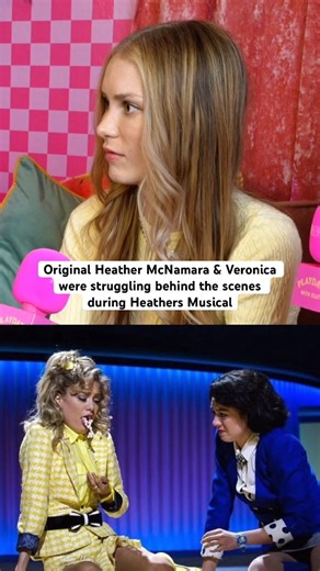 Original Heather McNamara & Veronica recap behind the scenes during first Heathers Musical #shorts
