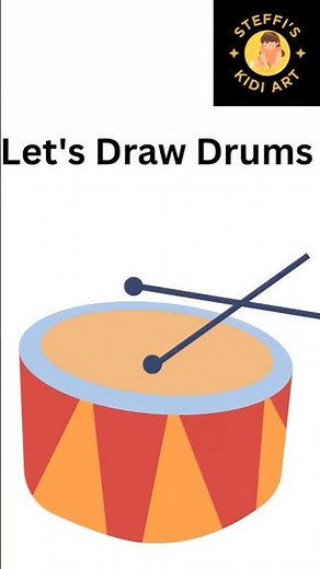How to make Drums Drawing Easy step by step#drawing#trendingshorts#viralvideo