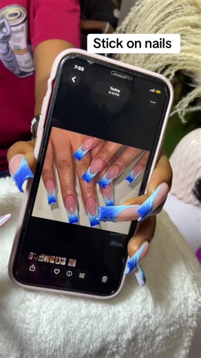 Easy Stick-On Nails Application