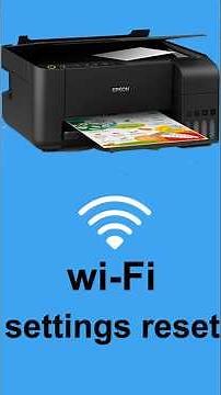 How to Reset Epson L3150 Wi-Fi to Factory Settings | Fix Connection Issues #printer