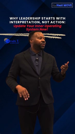 Orv Kimbrough | Leadership doesn’t start with action — it starts with interpretation. 🧠✨ Your emotional operating system was shaped by years of... | Instagram