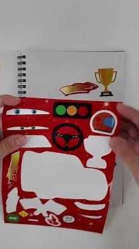 Disney Car DIY Sticker Book - Relaxing Video ! #disney #relaxingvideo