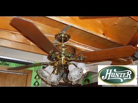 Hunter 1896 Art Nouveau Ceiling Fan (HD Remake)