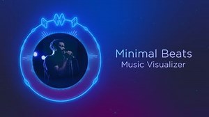 Minimal Beats Music Visualizer (Widescreen) | Renderforest