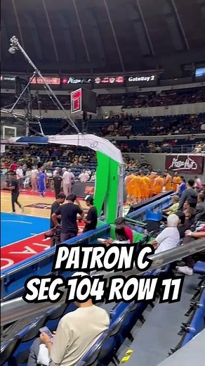 PATRON C 104 Port 6 Smart Araneta Coliseum #fyi #ytshorts #shorts #smartaranetacoliseum #pba