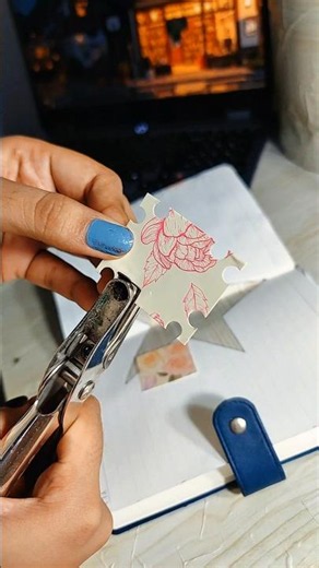 DIY Stamps, ഇനി online shopൽ കൂടെ നോക്കണം 🥲 | Hanawithpalette #shorts #diy #scrapbooking #paperart