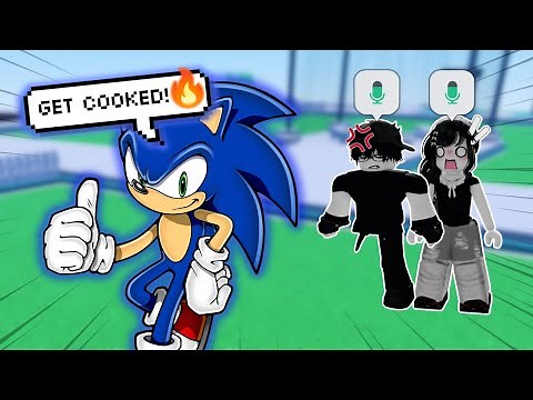 SONIC ROASTS EVERYONE on ROBLOX VOICE CHAT