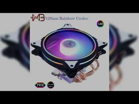 Latest Products You Must Know! Wovibo CPU Cooler 120mm Fan Ventilador PWM 4PIN Low Profile LGA 775