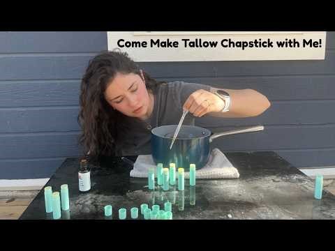 Homemade Tallow Chapstick Tutorial