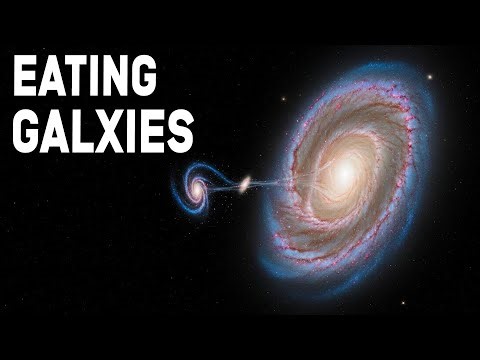 The Milky Way Is Cannibaling Smaller Galaxies Right Now