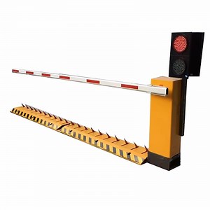 [Hot Item] Automatic Vehicle Access Control Plate Recognition Combination Tire Spike Barrier Gate