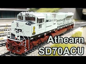 Review: Athearn Genesis SD70ACU Canadian Pacific 7022 [HO Scale]
