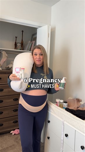 Kelsey • Real Mom Life, Pregnancy, Travel, Baby & Toddler on Instagram: "Must Have Pregnancy Items! 🤰@momcozy Bellt Band 🩶Pregnancy Pillow (body roll) 💊 @ritual Prenatal Vitamin, Magnesium, Probiotic ❤️ Heart Rate Doppler (just for fun) 👖 @g4free_official Preggy Leggings 🧴 @earthmamaorganics Belly Butter Honorable Mentions: @just.ingredients.shop Electrolytes @boobiesuperfoods Linked in Amazon Storefront 🔗 *Wide leg yoga pants & heart rate Doppler on ⏰ shop, DM*"