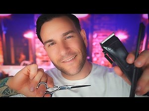Relax in Style: ASMR Casual Chatty Barbershop Experience | Gentle Haircuts & Soothing Beard Trims
