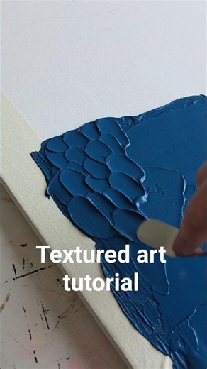Easy textured art tutorial 💙