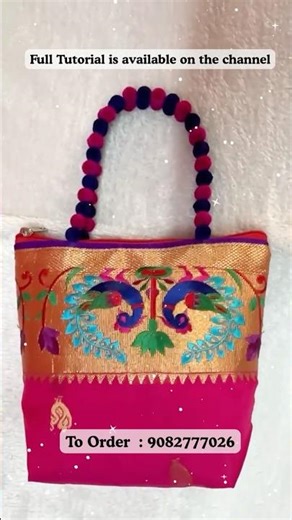 New Design Ladies Handbag Cutting and Sewing | DIY Zipper Bag | Handmade Purse Tutorial