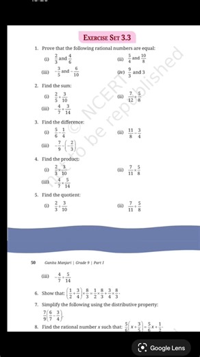 Class 9 Maths New Book Ganita Manjari 2026-27 / Maths Ncert 2026 || chapter -3 The world of numbers