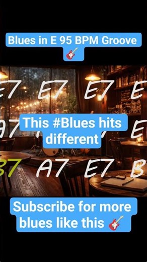 Blues in E 🎸 95 BPM Groove