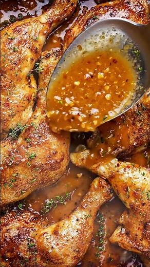 Honey Garlic Chicken Drumsticks 🍗🍯🔥 | Sticky Glazed Chicken Recipe | Easy Dinner Idea