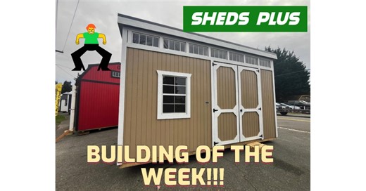 💚💚BUILDING OF THE WEEK!!!💚💚💚 We proud to offer this STUNNING 10’x16’ Graceland Portable Buildings urban shed! This beauty includes radiant barrier, 8’ wide double wood doors, and a 2x3 window with screen! Warm sand walls, pearl trim and onyx colored metal roof!!! Just $287 per month plus tax! This is on our sales lot at 1916 Filbert Road, Lynnwood WA 98036. Want another color? Let us build you one! ✅✅✅ FREE DELIVERY INCLUDING PILOT CARS within 50 miles of our lot.✅✅✅ No credit check Rent-To