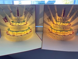 Pop up Musical Birthday Card 3D Birthday Card With Light - Etsy UK