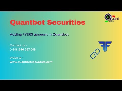 How to add Fyers account to Quantbot Copy Trading | Cloud based Copy trading | Multi Broker |