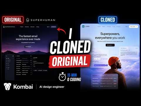 I Cloned an Award-Winning Website in 15 Minutes (AI Design Engineer)