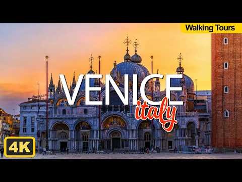 Venice Walking Tour 🇮🇹 Rialto Bridge, St. Mark’s Square & Historic Venice in 4K 60FPS