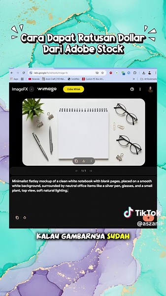 Cara Mendapatkan Ratusan Dollar dari Gambar AI di Adobe Stock