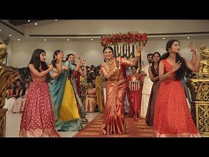 Wedding bridal entry dance#kerala traditional hindu wedding