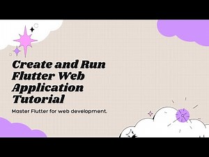 Create & Run Flutter Application on Web || Flutter || Dart ||