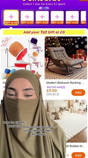 Code kbn8432 in search bar to shop my picks and get £0 items with qualifying orders.