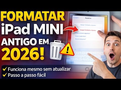 How to erase and factory reset an iPad Mini 1/2/3/4 in 2026!