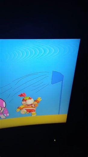 ‪@BowserJr‬ #toadette ¡Bowser Junior está con Toad y Toadette jugando y bañándose en la arena!