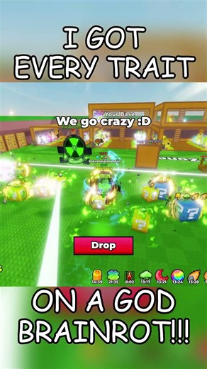 I got EVERY TRAIT on my God Brainrot! 🧠✨ (Maxed)