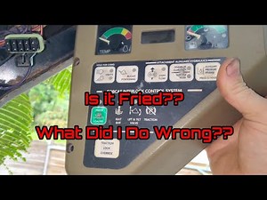 Bobcat 763 Left Control Pad Diagnosis. I Broke It... #bobcat #diy