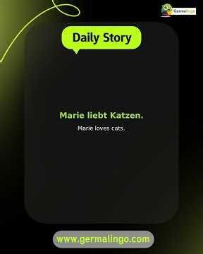 Learn German with Stories! 🇩🇪 Marie's Travel!