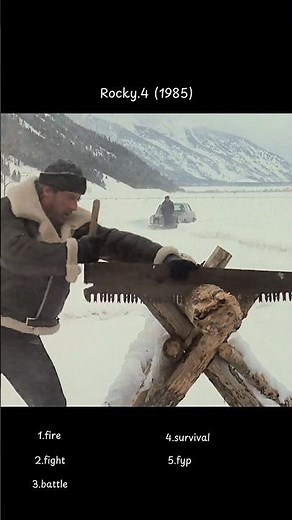 Rocky IV (1985) 🥊 The most motivating training ever filmed 😱💥 #film #ytshorts #rocky #movie
