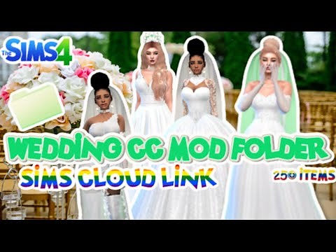 😍💕😍[30+ ITEMS]CC FOLDER WEDDING | SIMS 4 FEMALE FORMAL CLOTHING