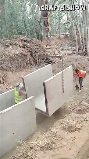 🚜🧱 Installing Precast Concrete Culverts for Drainage
