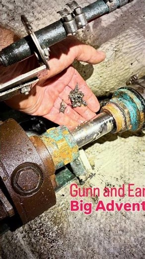 In-water stuffing box maintenance . . . #sailing #dreams #boatlife